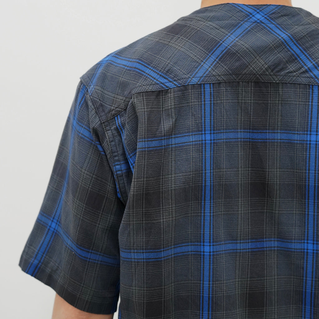 TRUCKER S/S SHIRT C/P TWILL OMBRE PLAID