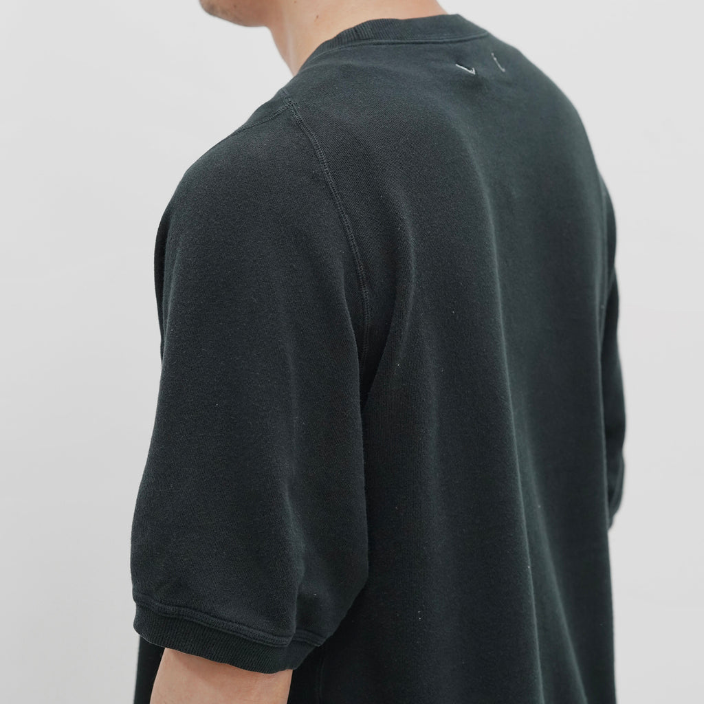 DWELLER S/S CREW PULLOVER COTTON SWEAT OVERDYED [2 COLORS]