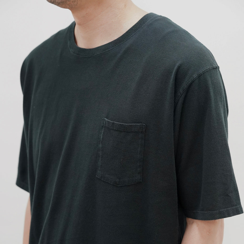 DWELLER S/S TEE COTTON JERSEY OVERDYED [2 COLORS]