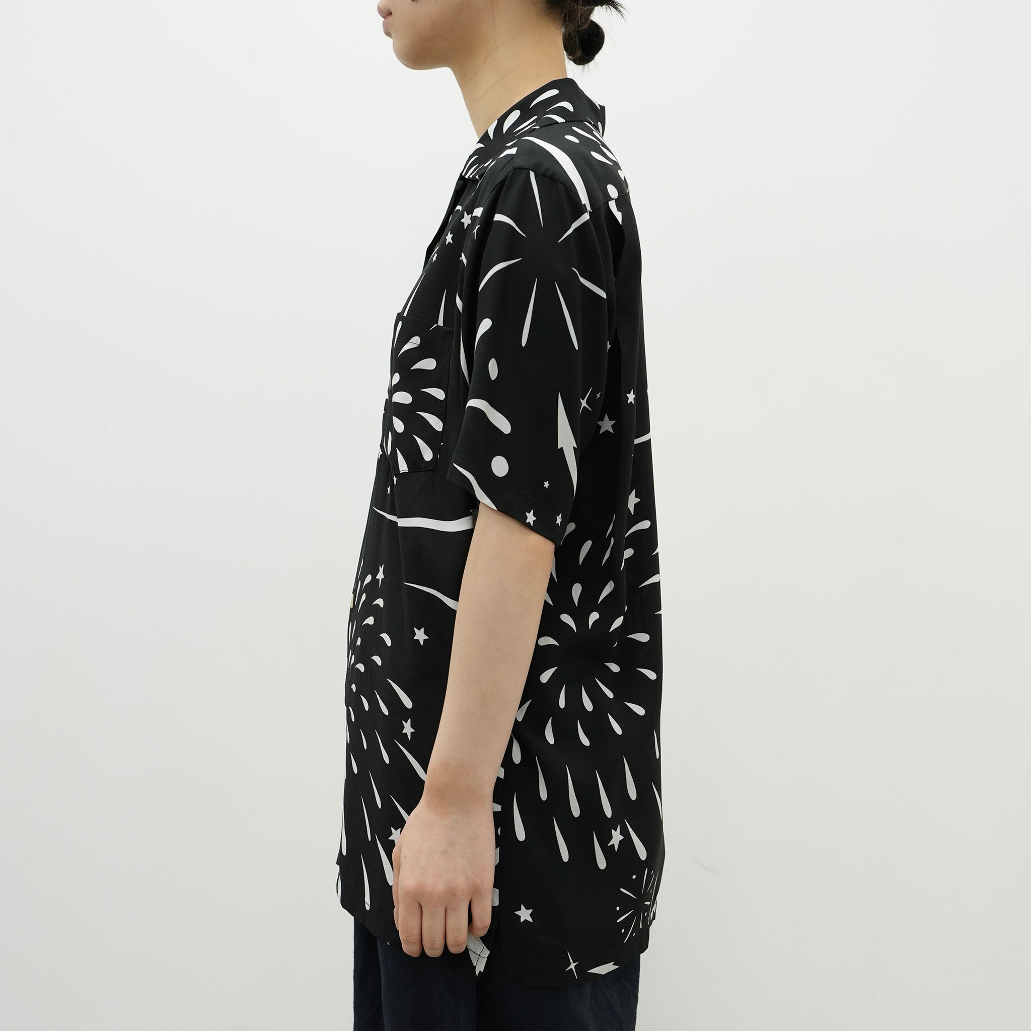HANABI S/S SHIRTS - BLACK