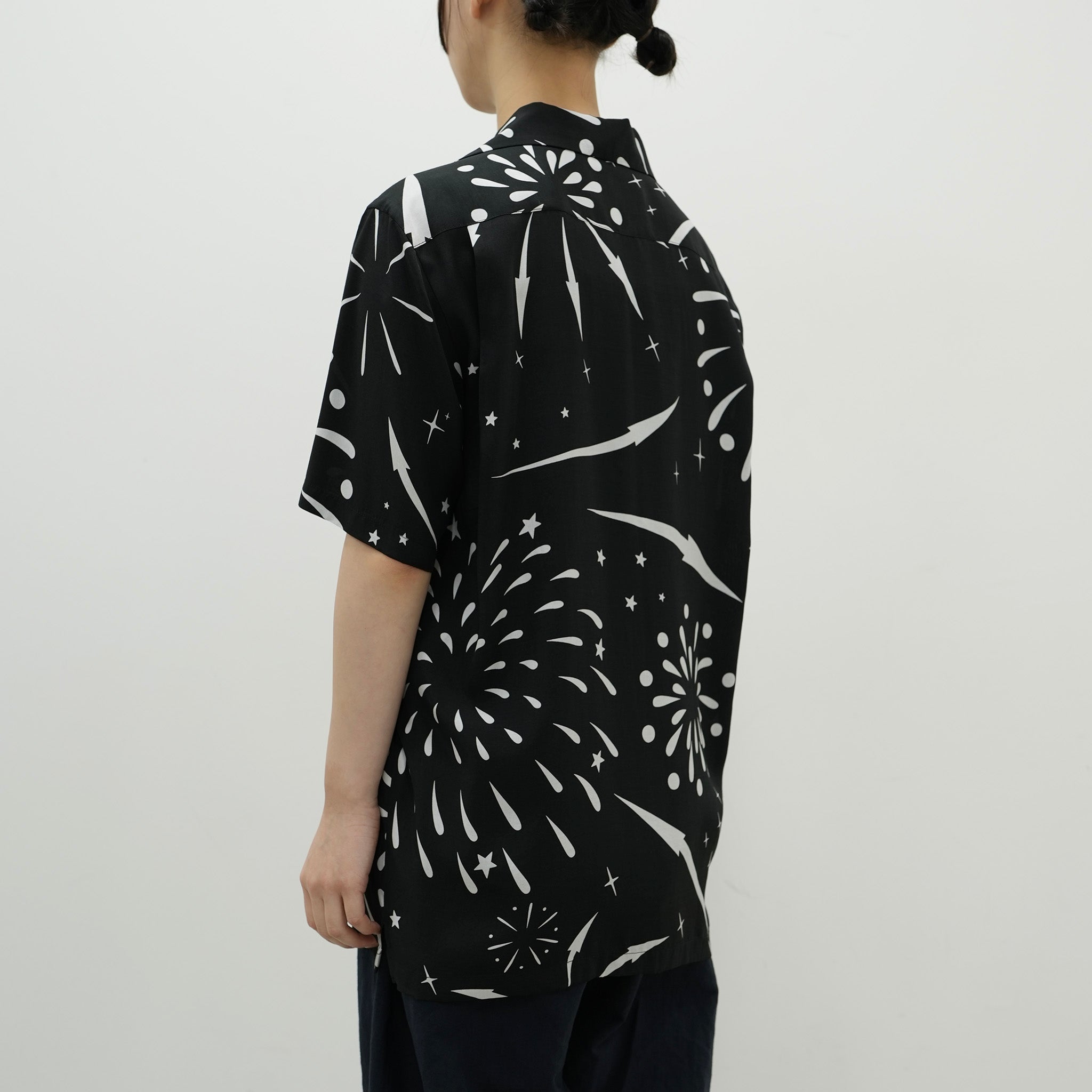HANABI S/S SHIRTS - BLACK
