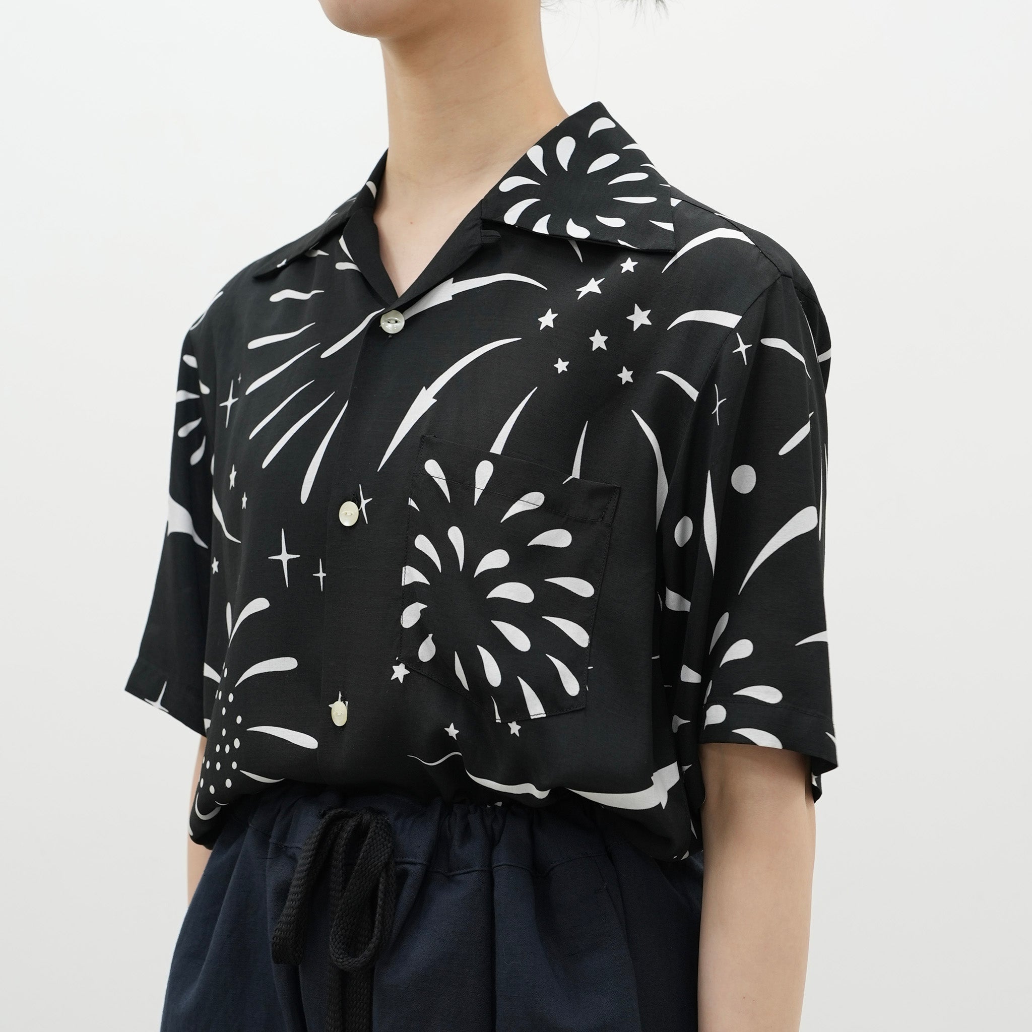 HANABI S/S SHIRTS - BLACK