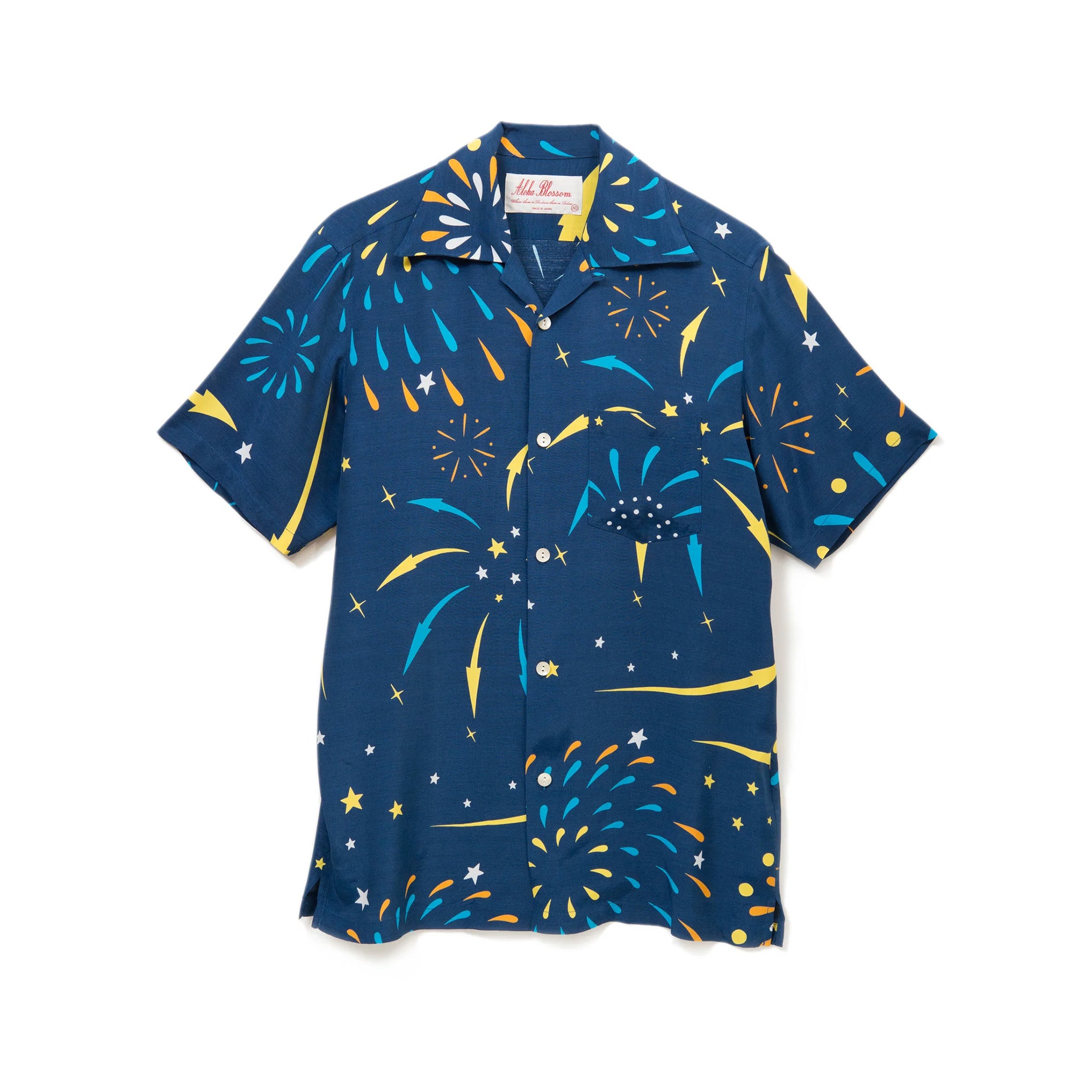 HANABI S/S SHIRTS - NAVY