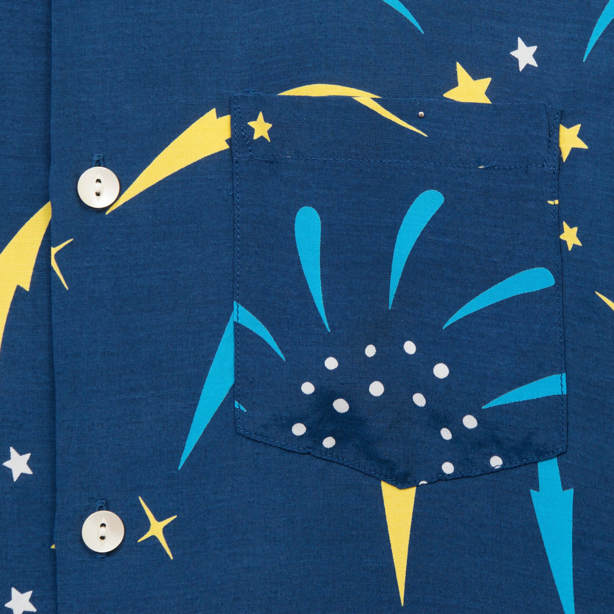 HANABI S/S SHIRTS - NAVY