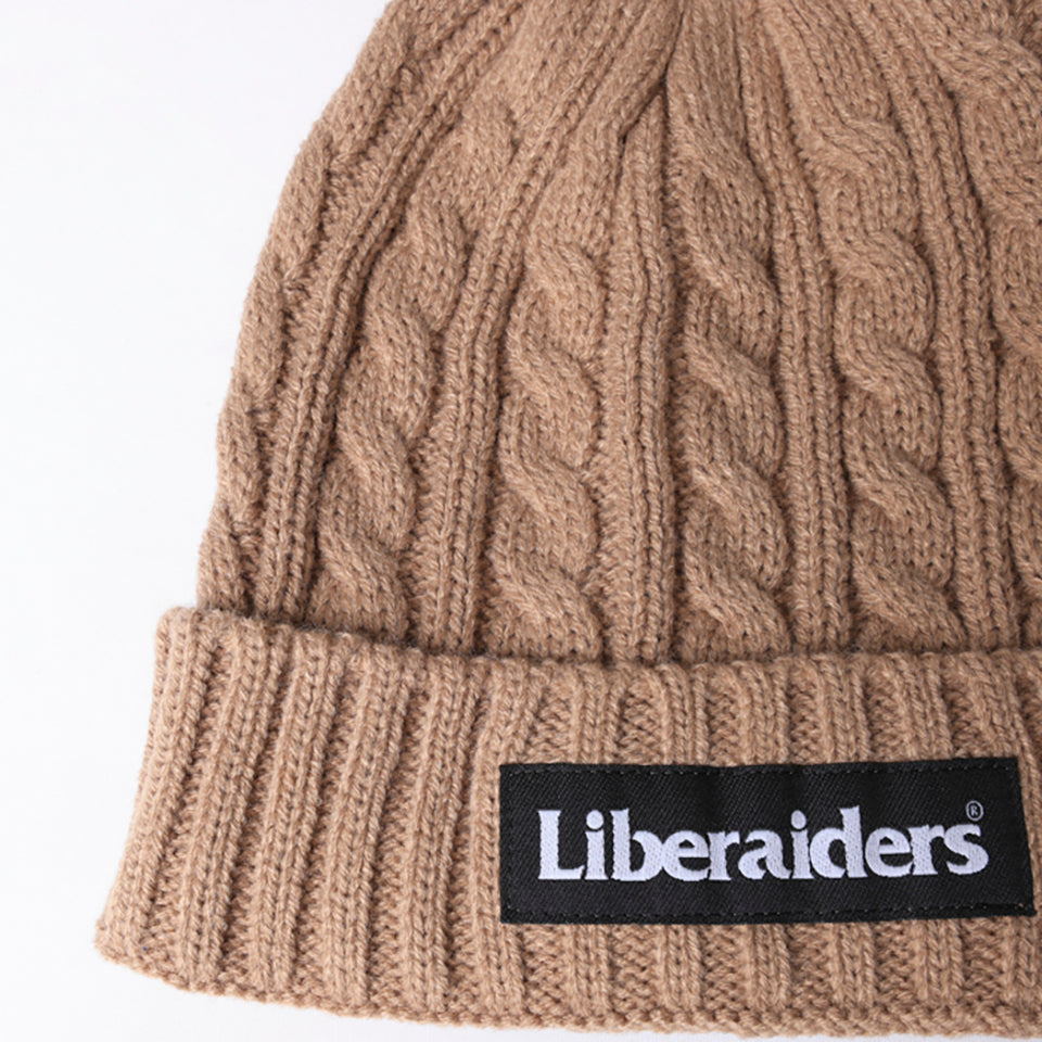 CABLE KNIT CAP [3 COLORS]