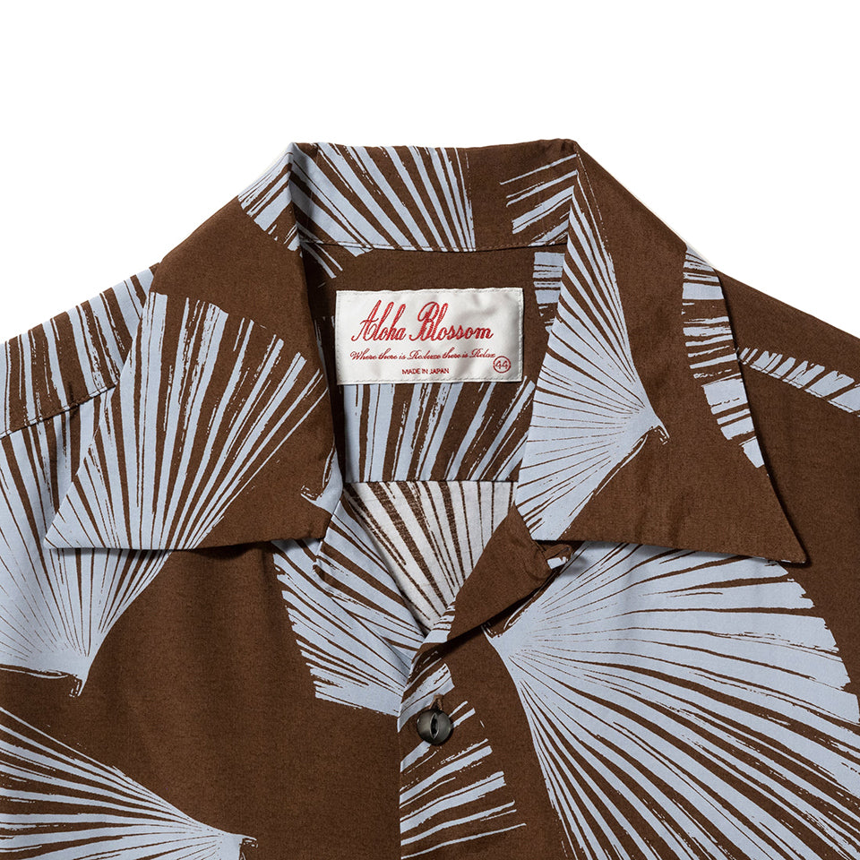 KUBA S/S SHIRTS - BROWN