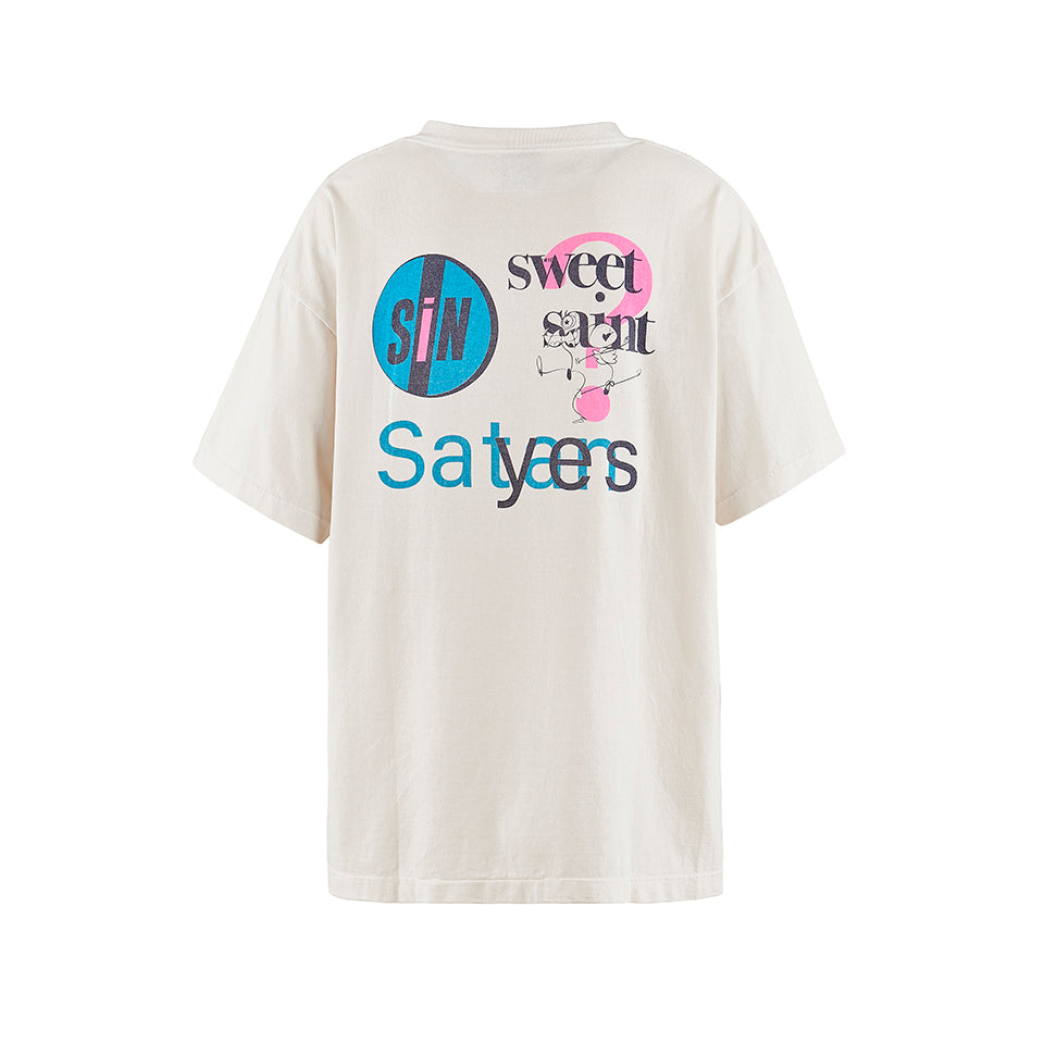 SM-YS8-0000-008/SS TEE/SWEET SAINT/WHITE