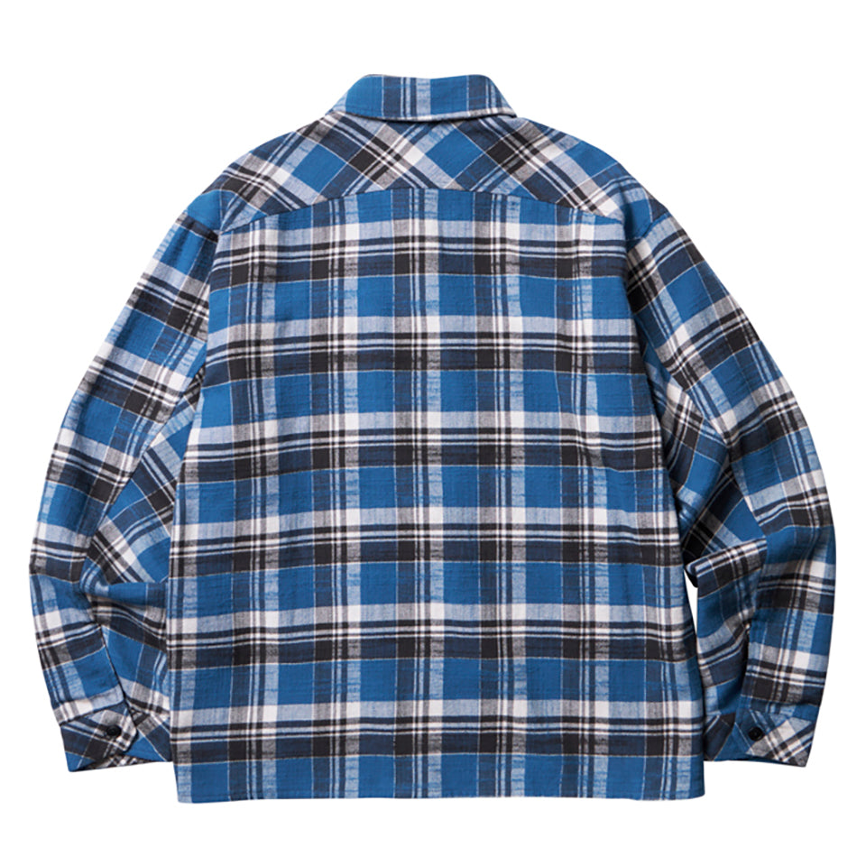 MULTI POCKETS PLAID SHIRT [3 COLORS]