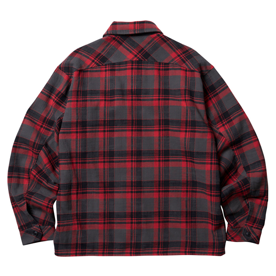 MULTI POCKETS PLAID SHIRT [3 COLORS]