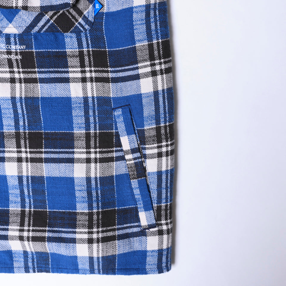 MULTI POCKETS PLAID SHIRT [3 COLORS]