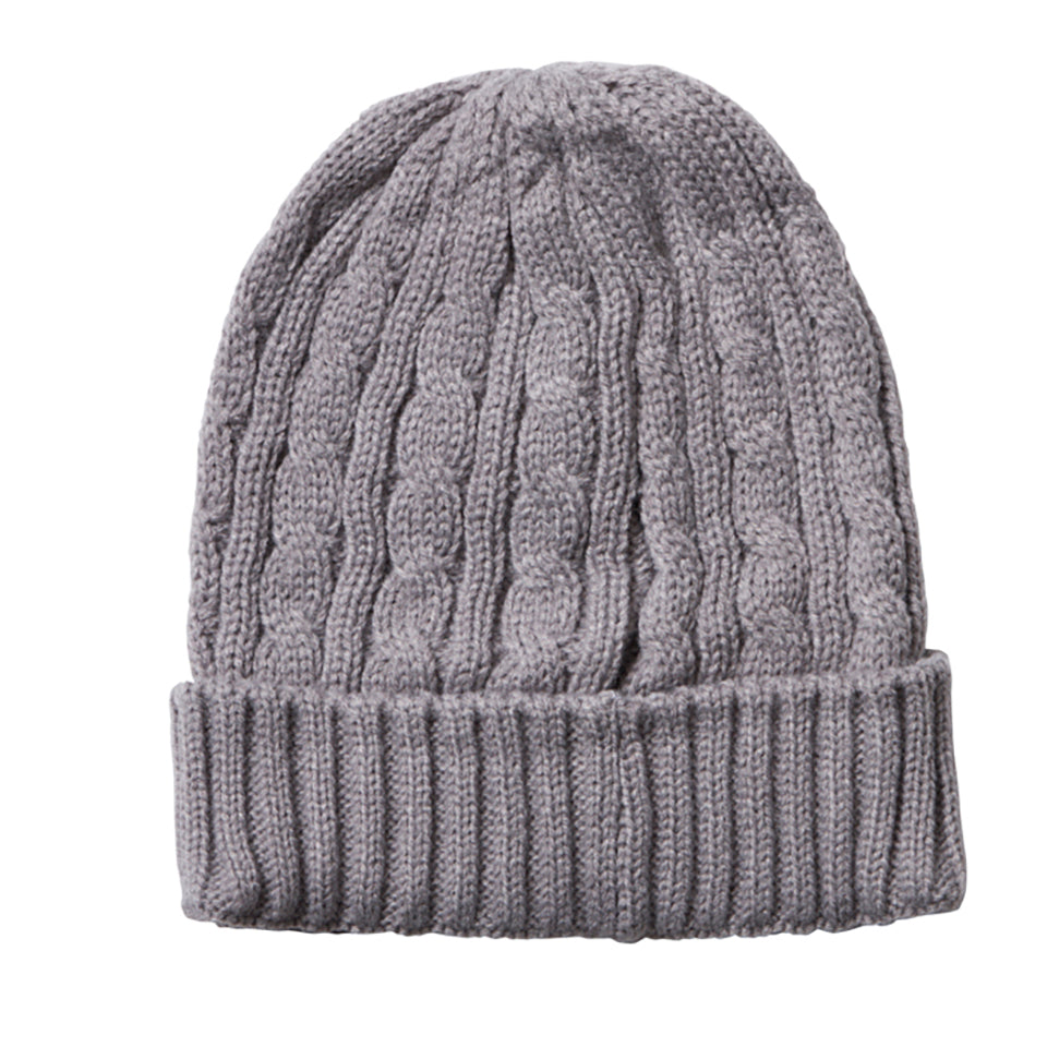 CABLE KNIT CAP [3 COLORS]