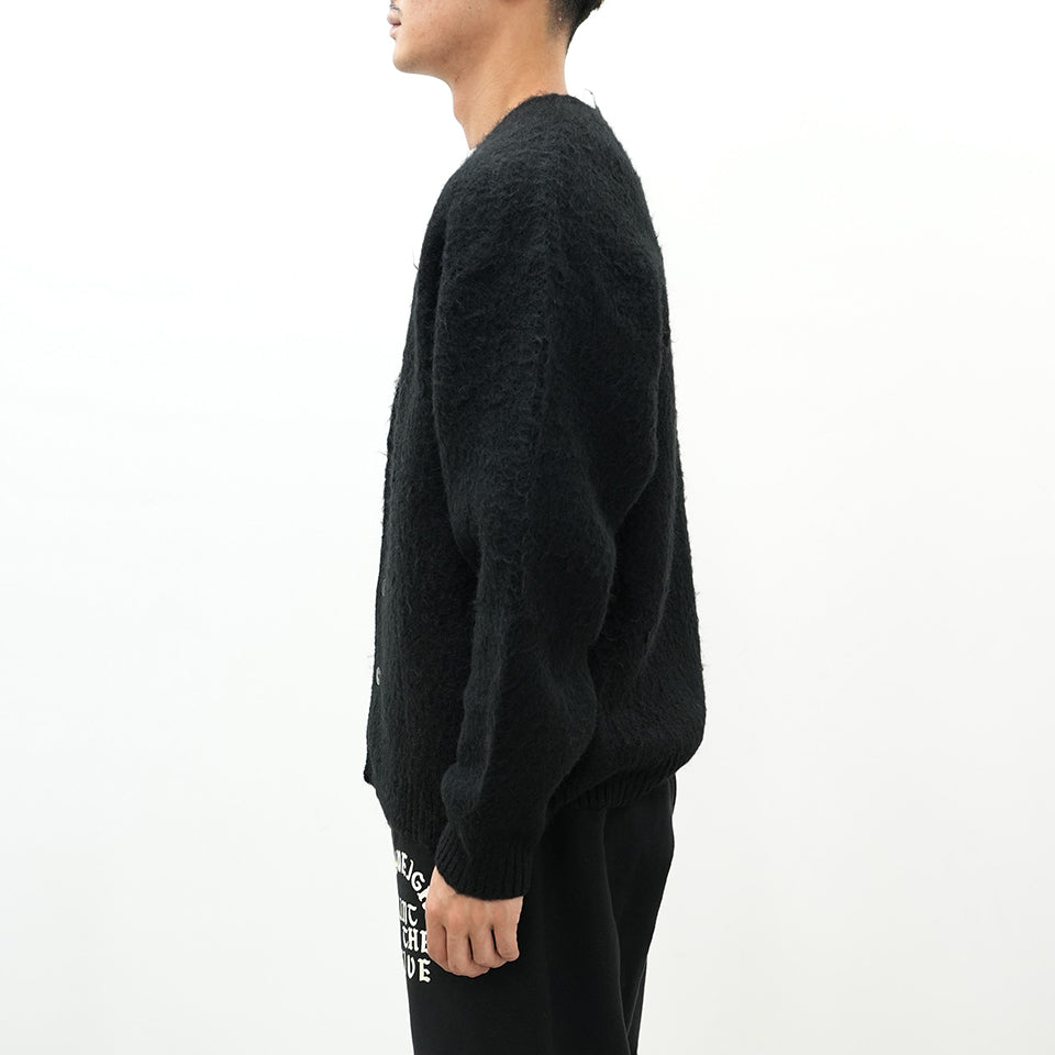 SM-YS1-0000-057/MOHAIR CARDIGAN/BLACK