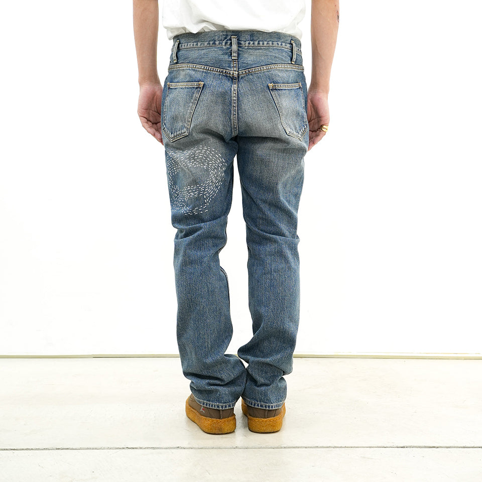 RESEARCHED 5P JEANS / 12.5 oz DENIM / SASHIKO