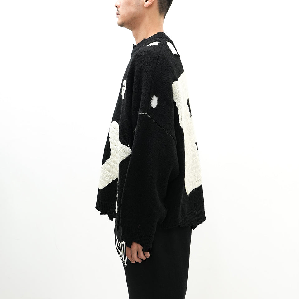 SM-YS1-0000-C24/SP_CREW KNT/I AM A/BLACK | SAINT Mxxxxxx（セント