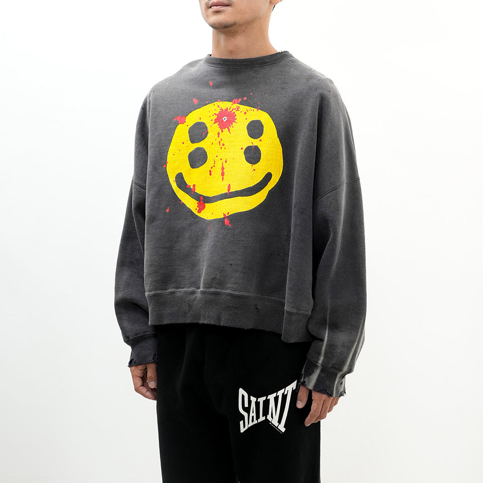 SM-YS1-0000-C06/CP_CREW SWT/SMILE/BLACK