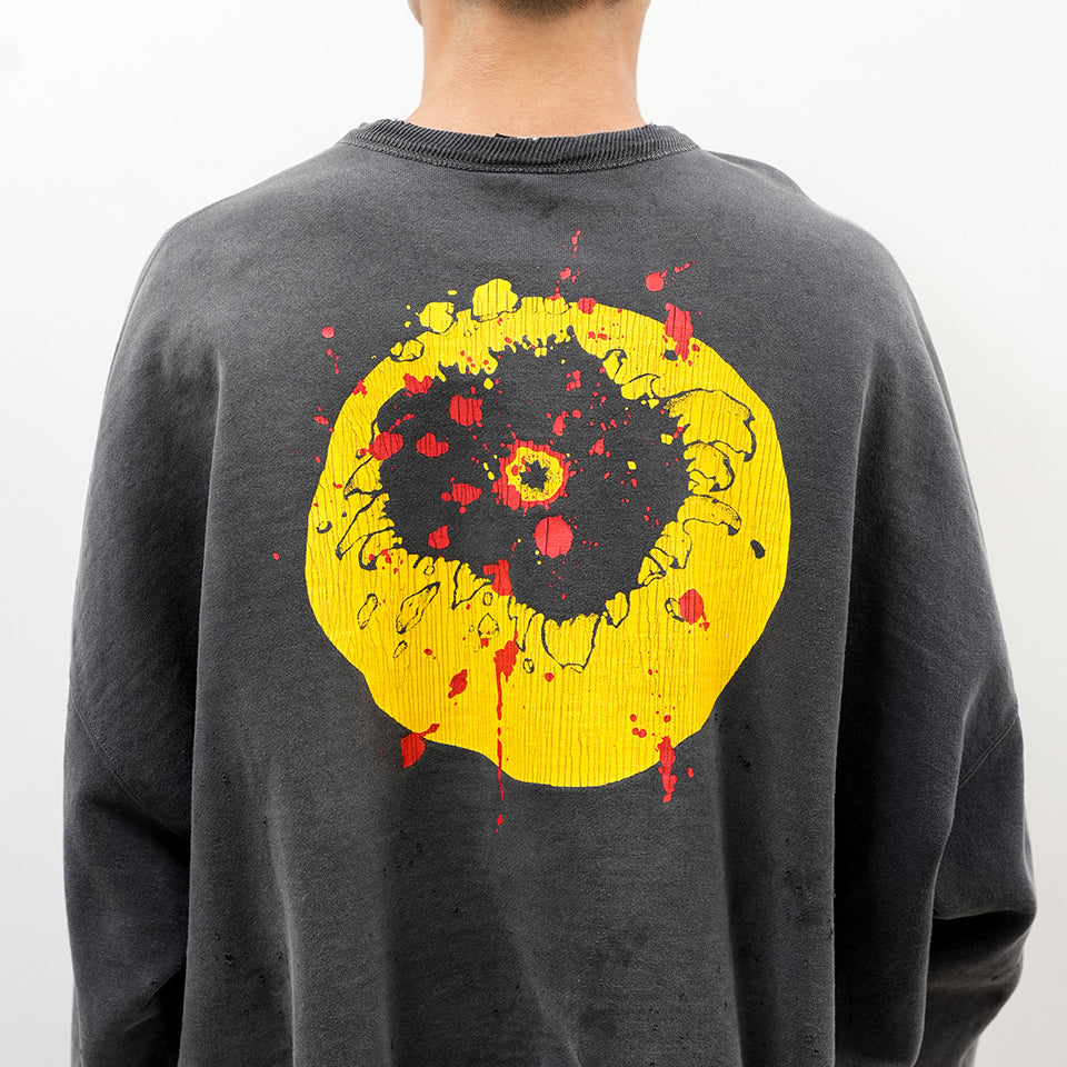 SM-YS1-0000-C06/CP_CREW SWT/SMILE/BLACK | SAINT Mxxxxxx