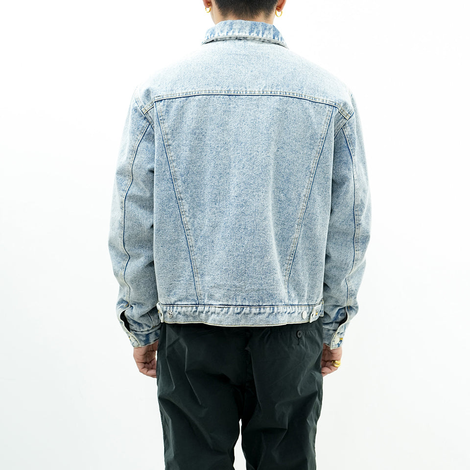 TRUCKER DENIM PUFF JACKET