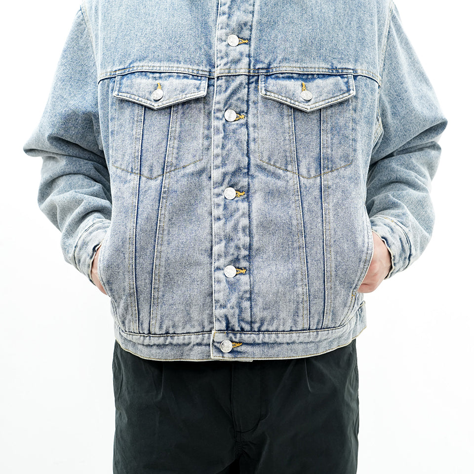 TRUCKER DENIM PUFF JACKET