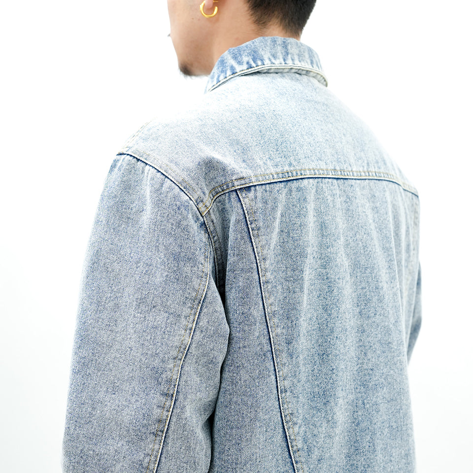 TRUCKER DENIM PUFF JACKET