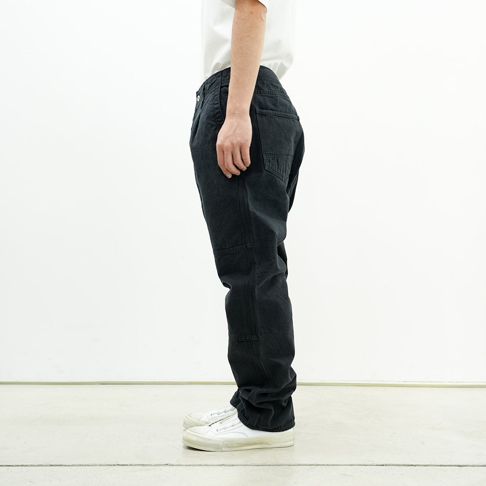 WORKER TROUSERS COTTON OXFORD SULFUR DYE [2 COLORS]