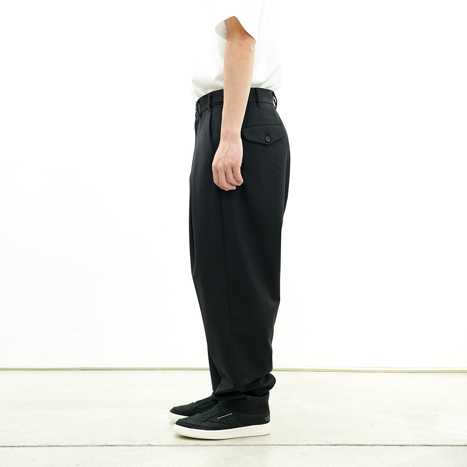 2 TUCK TWILL WIDE PANTS