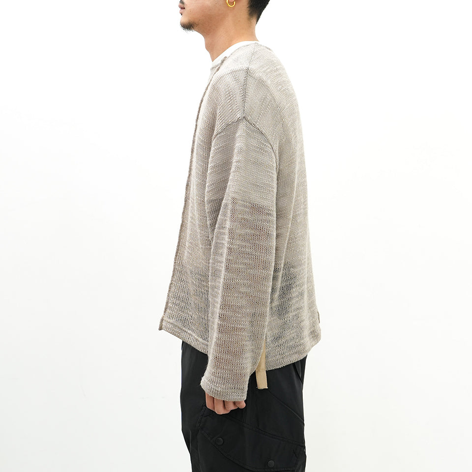 WOOL MESH LOOSE SLEEVE [2 COLORS]