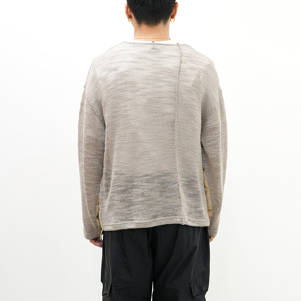 WOOL MESH LOOSE SLEEVE [2 COLORS]