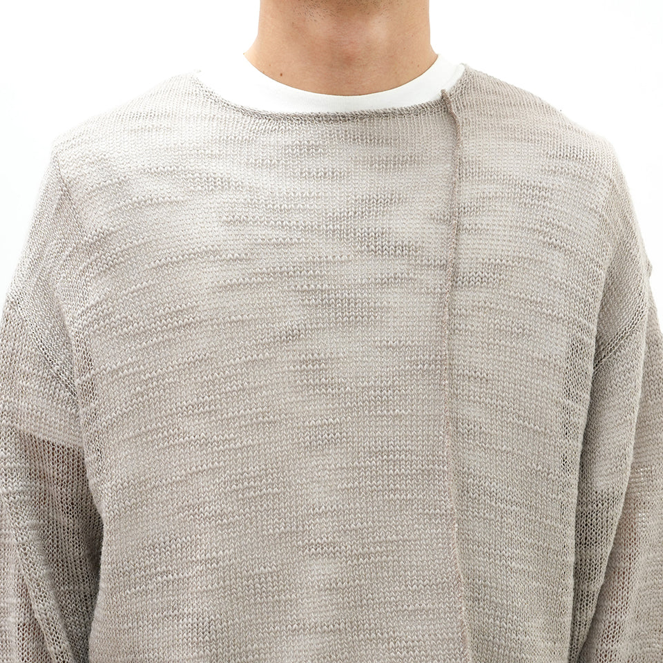 WOOL MESH LOOSE SLEEVE [2 COLORS]