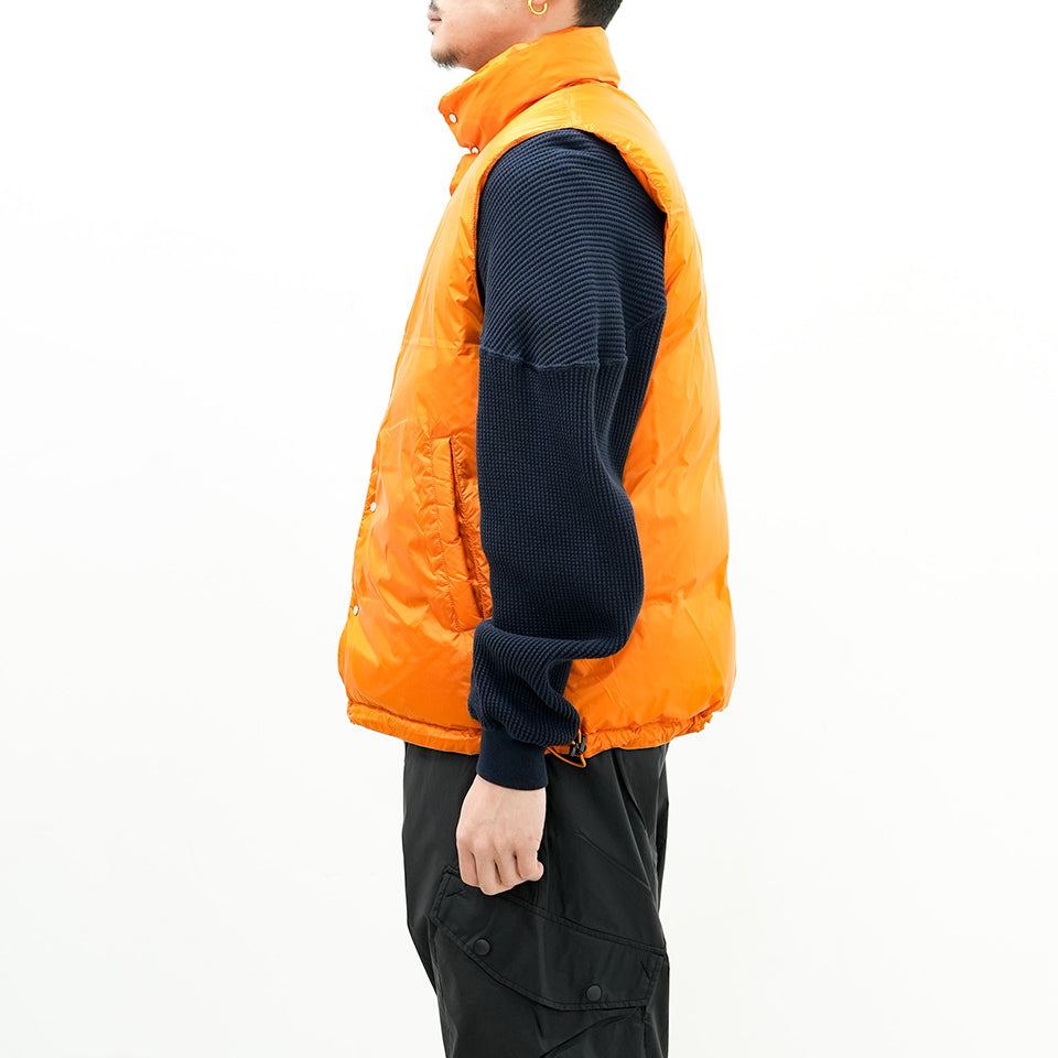 REVERSIBLE PACKABLE BOWN VEST [2 COLORS]