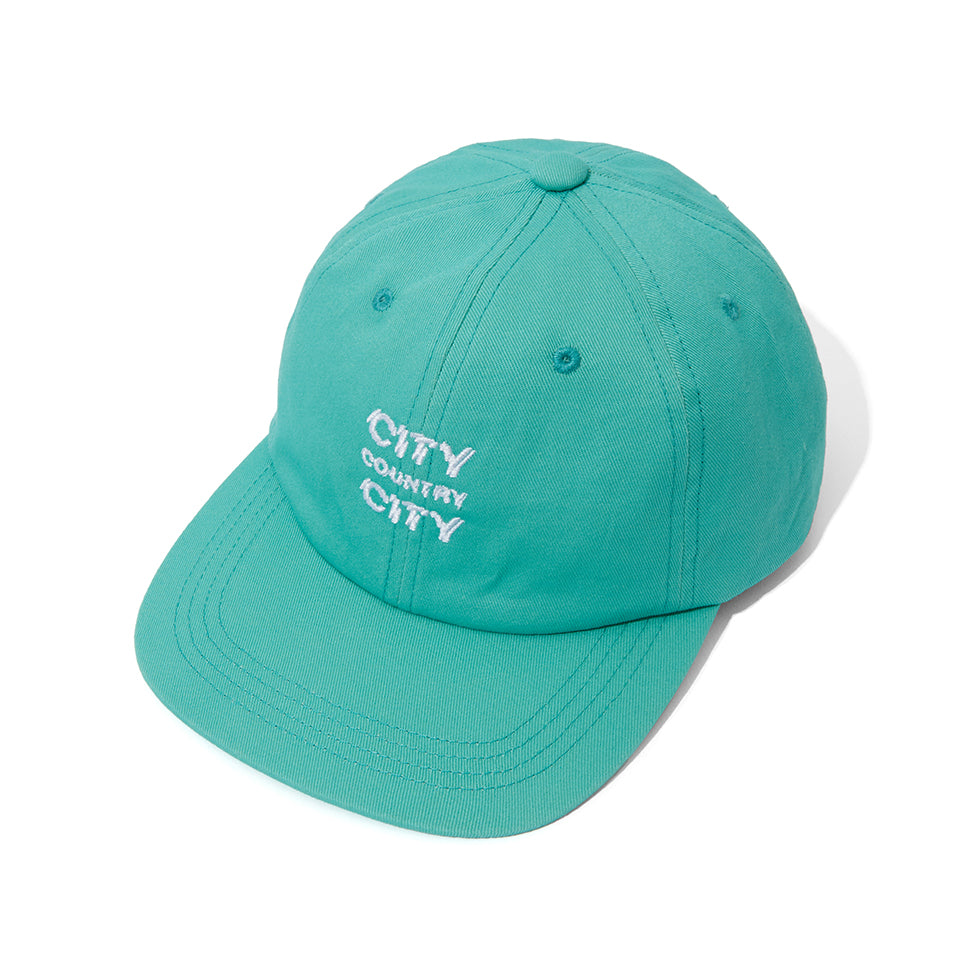 Embroiderd Logo Washed Cotton Cap CITY COUNTRY CITY（シティー カントリー シティー