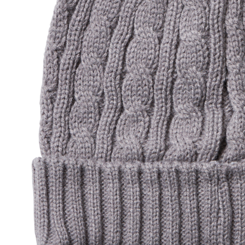 CABLE KNIT CAP [3 COLORS]