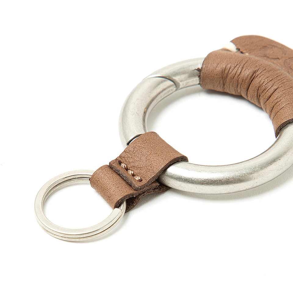 ROUND KEY RING with COW LEATHER for C.C.C [2 COLORS]