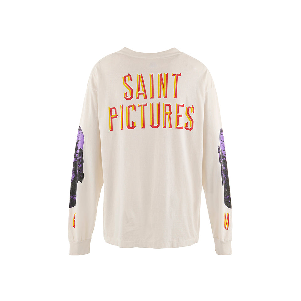 SM-YS1-0000-016/LS TEE/SAINT PICTURES/WH