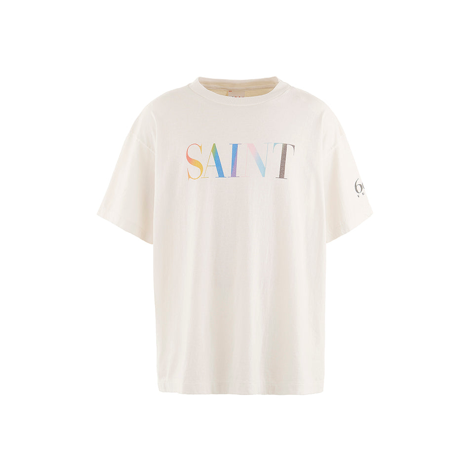 おすすめ SM-YS1-0000-007/SS TEE/RAINBOW SAINT/WHT | SAINT Mxxxxxx トップス