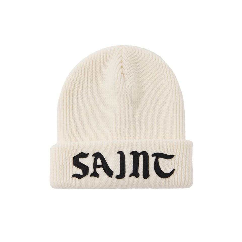 SM-YS1-0000-082/KNIT CAP/SAINT/WHITE
