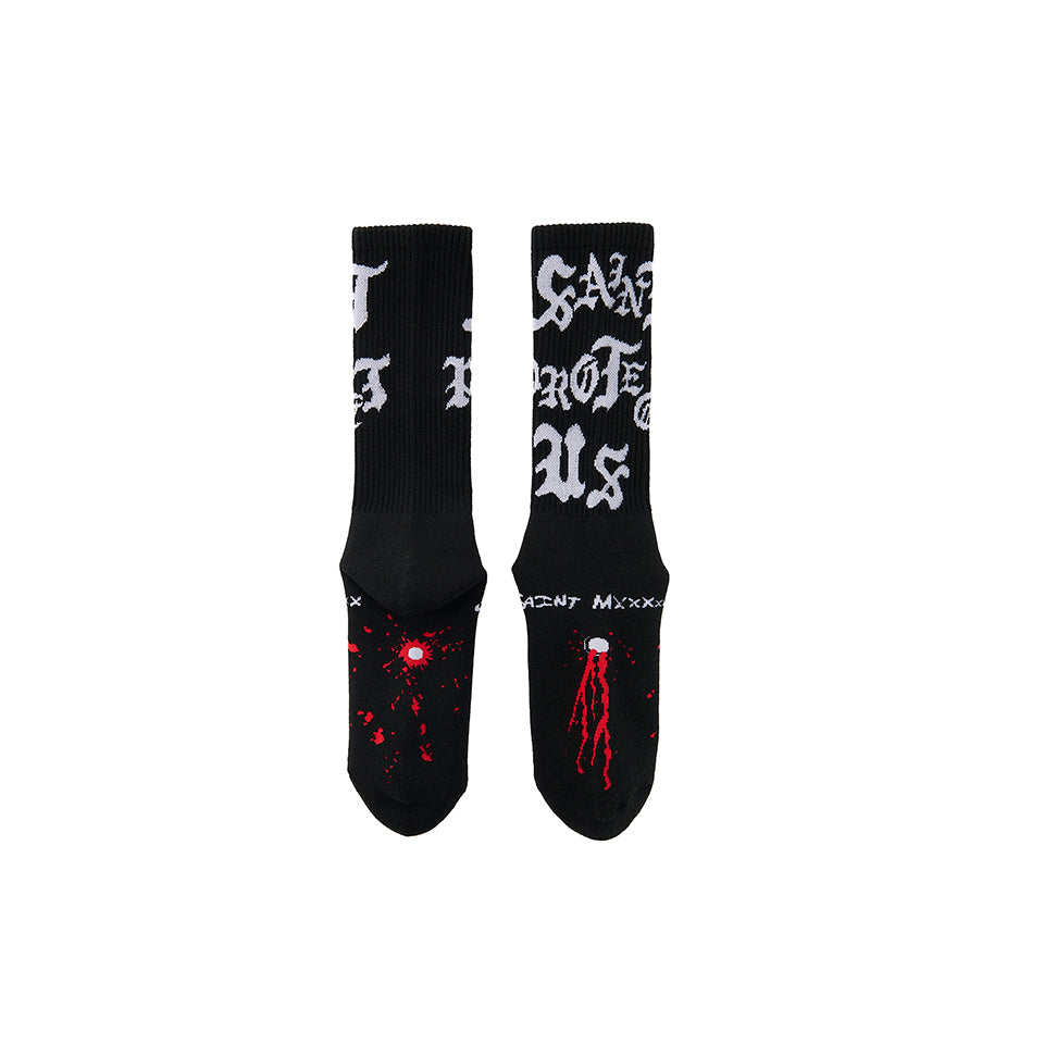 Sm-Ys1-0000-104/Socks/Saint Protect/Black | Saint Mxxxxxx（セントマイケル ...