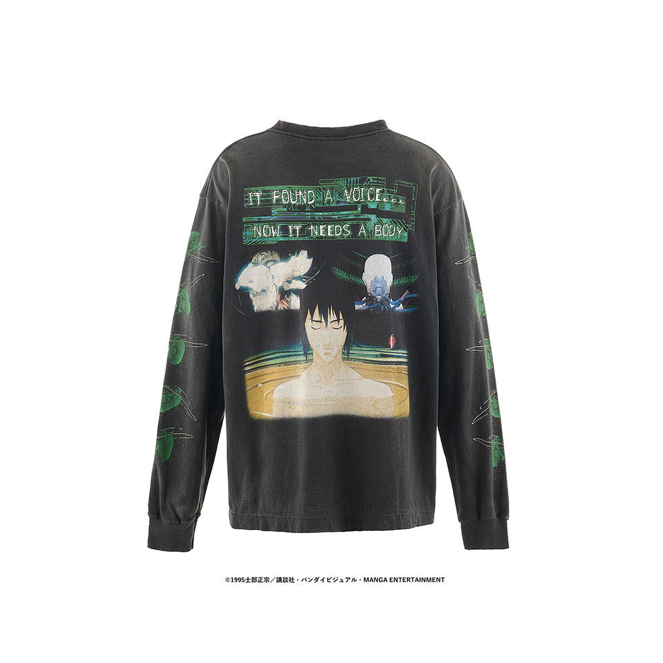 SM-YS1-0000-C33/GS_LS TEE/GITS/BLACK