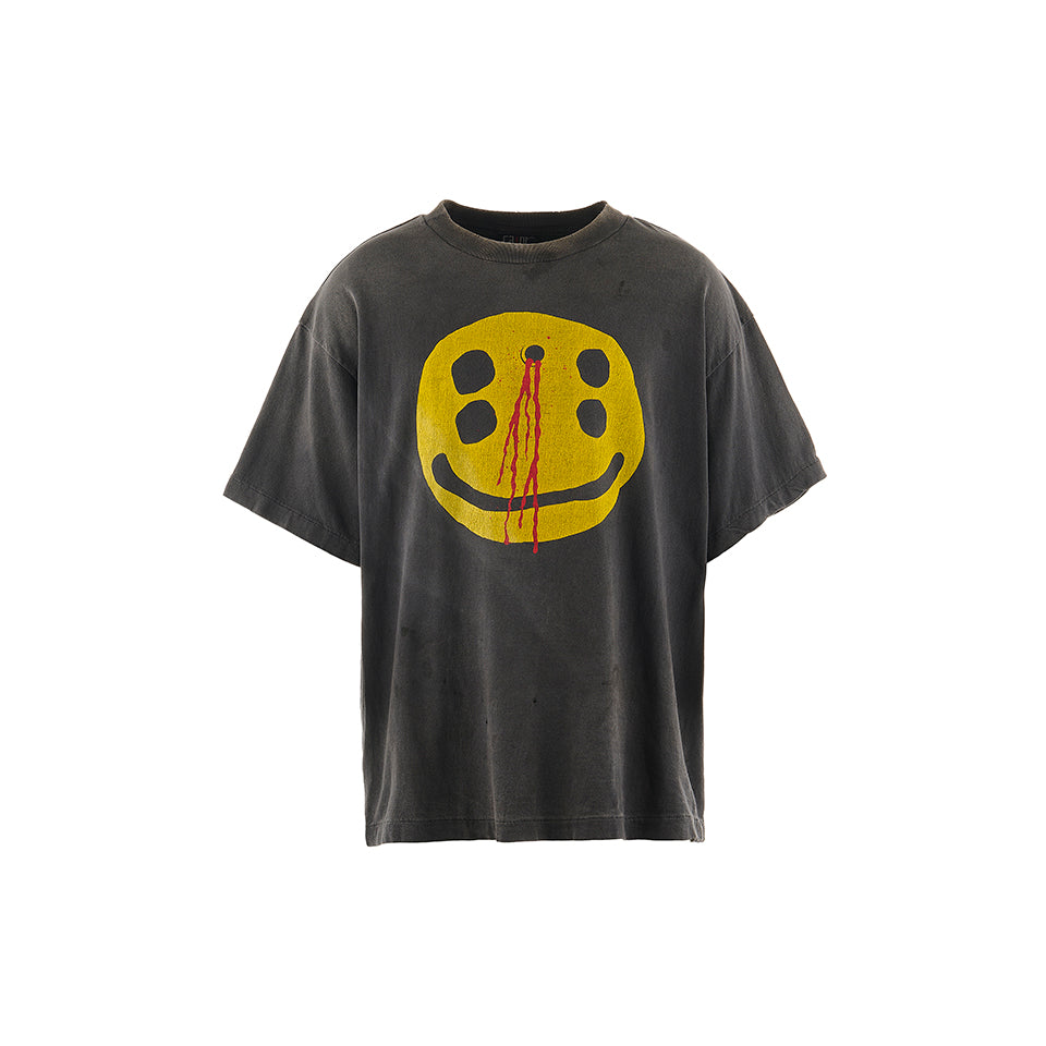 SM-YS1-0000-C01/CP_SS TEE/SMILE/BLACK