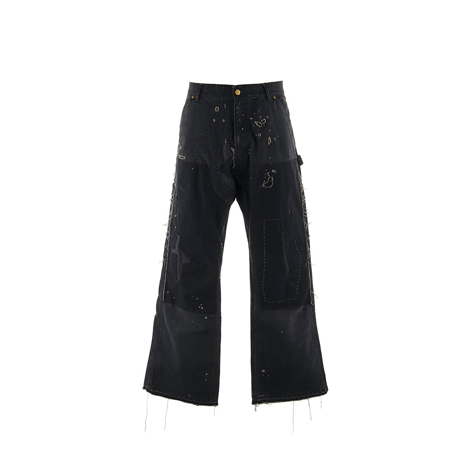 SM-YS1-0000-067/DOUBLE KNEE/DACK/BLACK