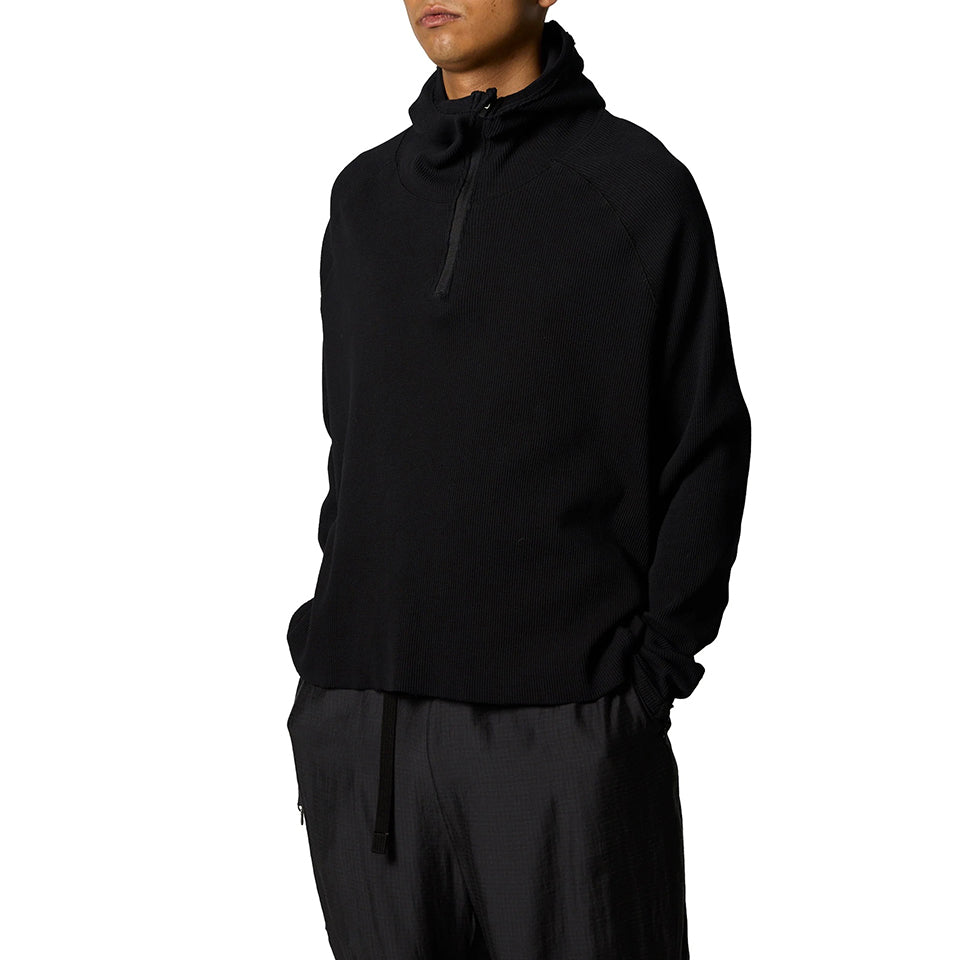 ORGANIZED H.ZIP PULLOVER TOP / C.THERMAL [2 COLORS]