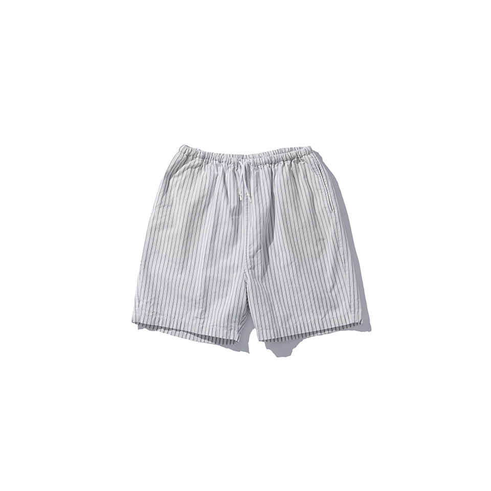 RESEARCHED EASY SHORTS / ORGANIC COTTON STRIPE