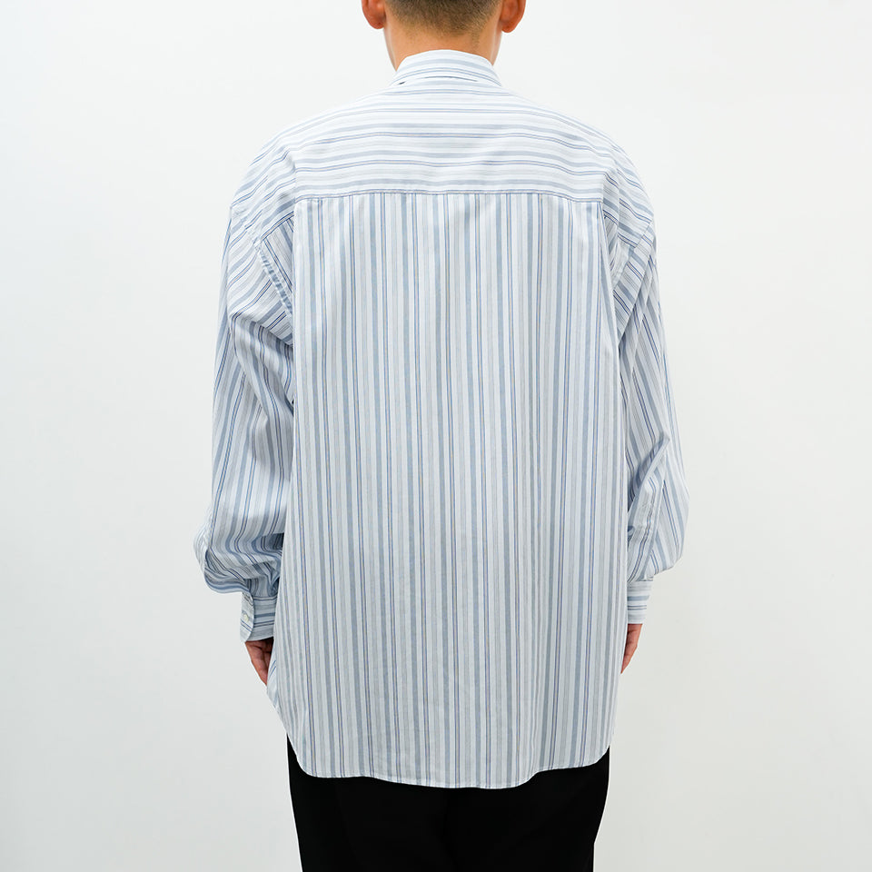 Broad L/S Oversized Regular Collar Shirt [5 COLORS]