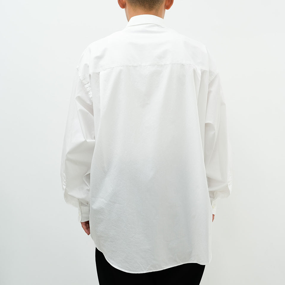 Broad L/S Oversized Regular Collar Shirt [5 COLORS]