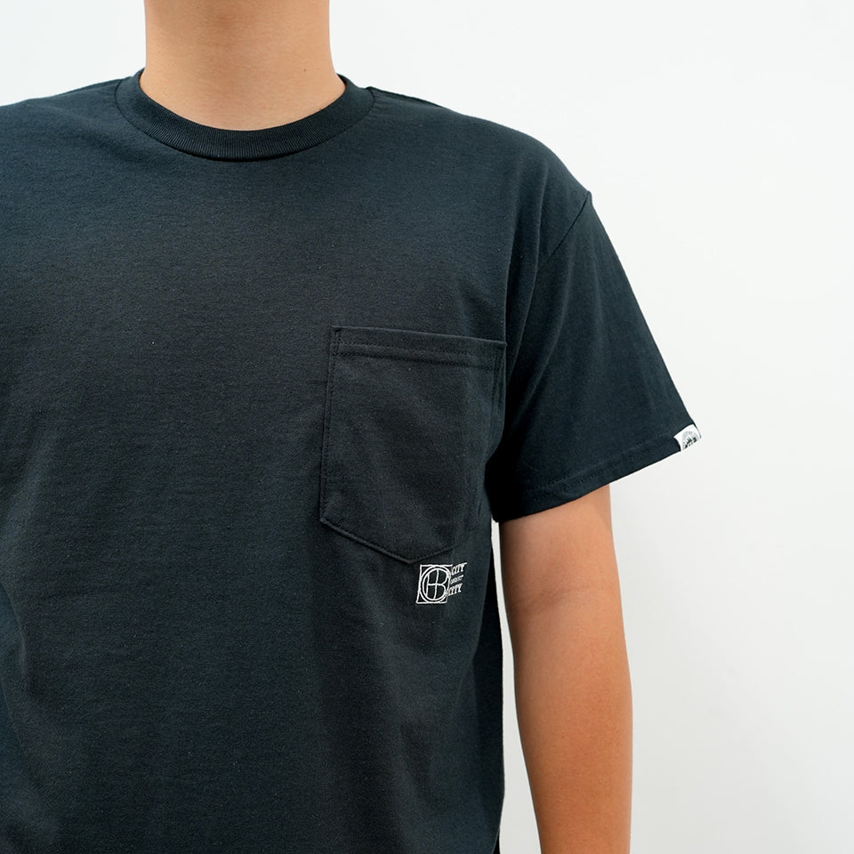 CITY COUNTRY CITY x HOBO_EMBROIDED LOGO COTTON POCKET T-SHIRT [2 COLORS]