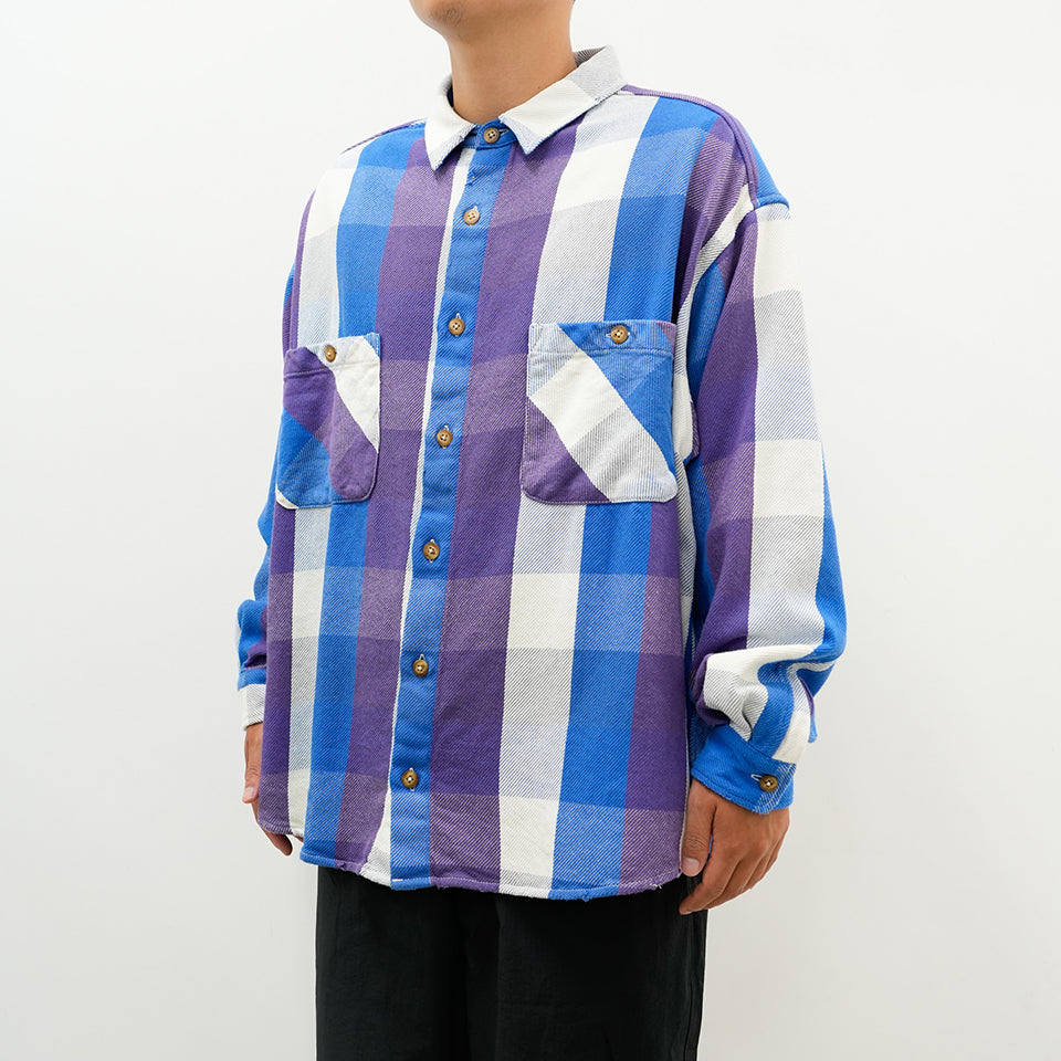 RESEARCHED WORK SHIRT #1 / FLANNEL CHECK