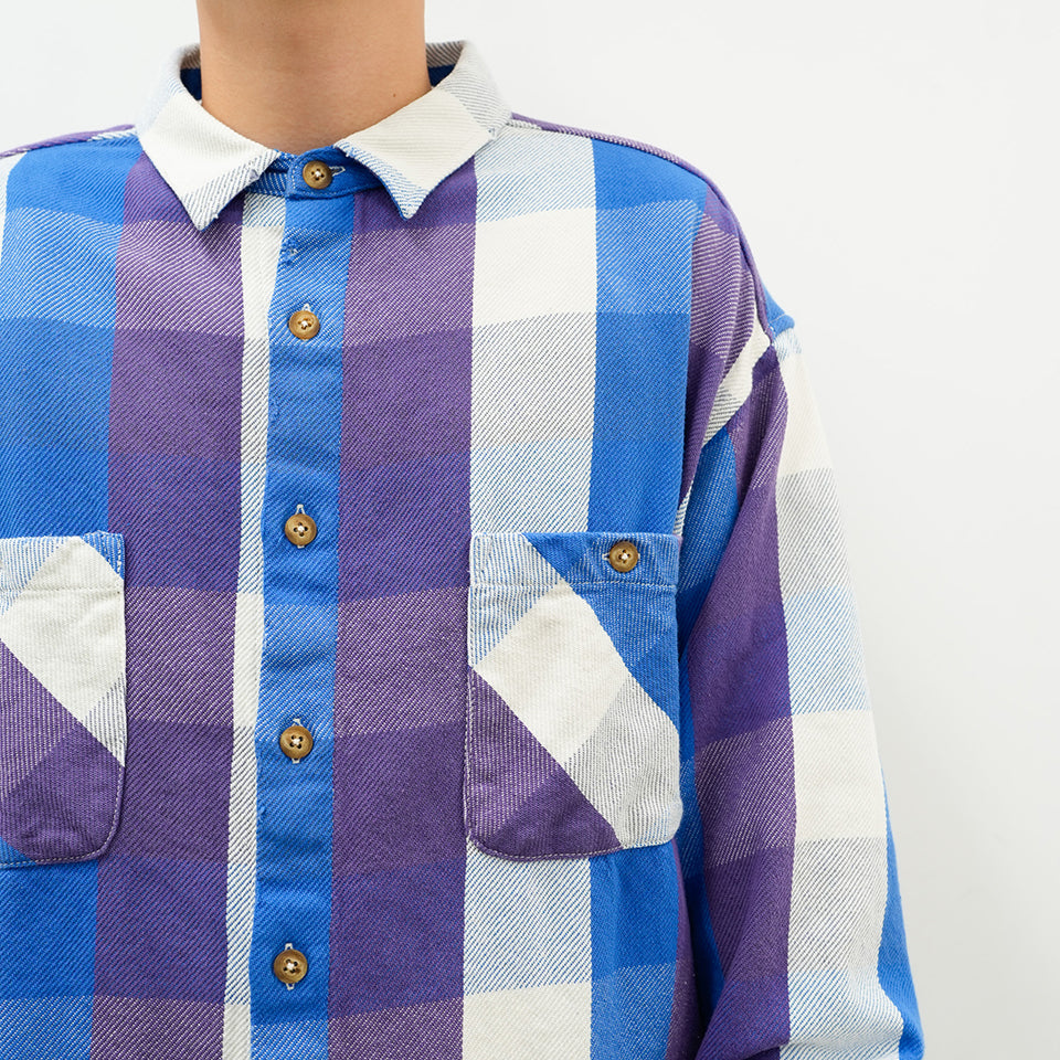 RESEARCHED WORK SHIRT #1 / FLANNEL CHECK