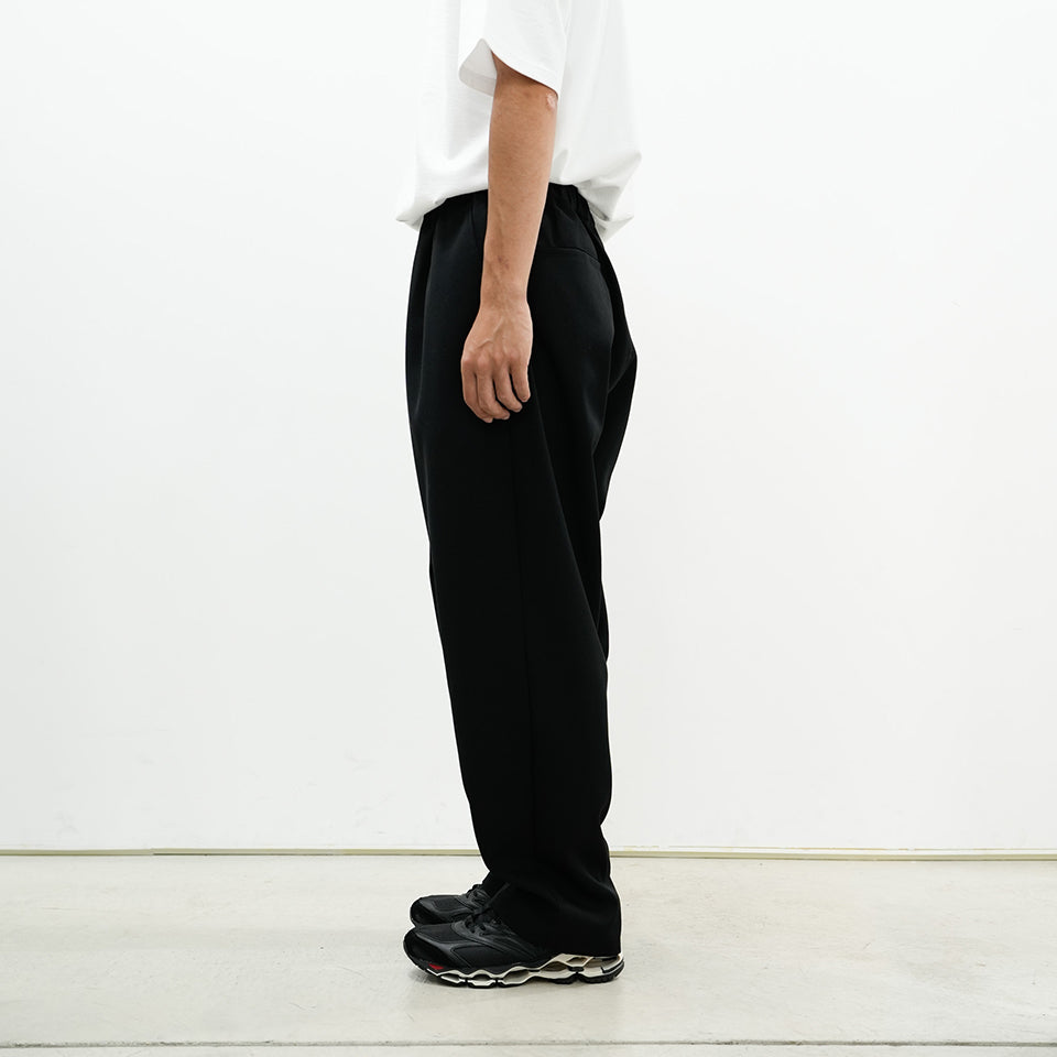 Scale Off Wool Wide Tapered Chef Pants