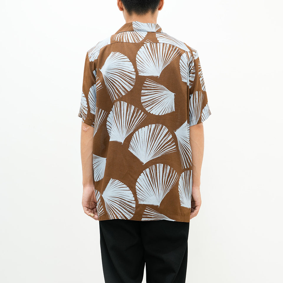 KUBA S/S SHIRTS - BROWN