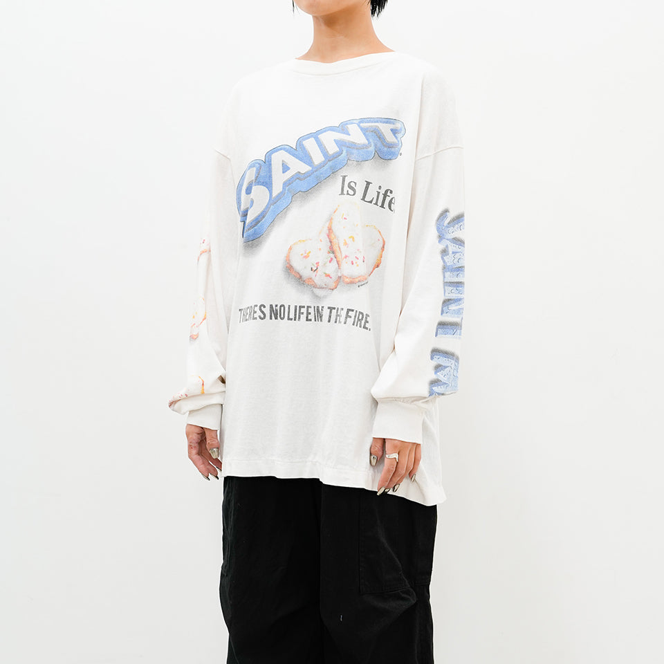 SM-YS1-0000-C39/SA_LS TEE/HEART CKIE/WHT