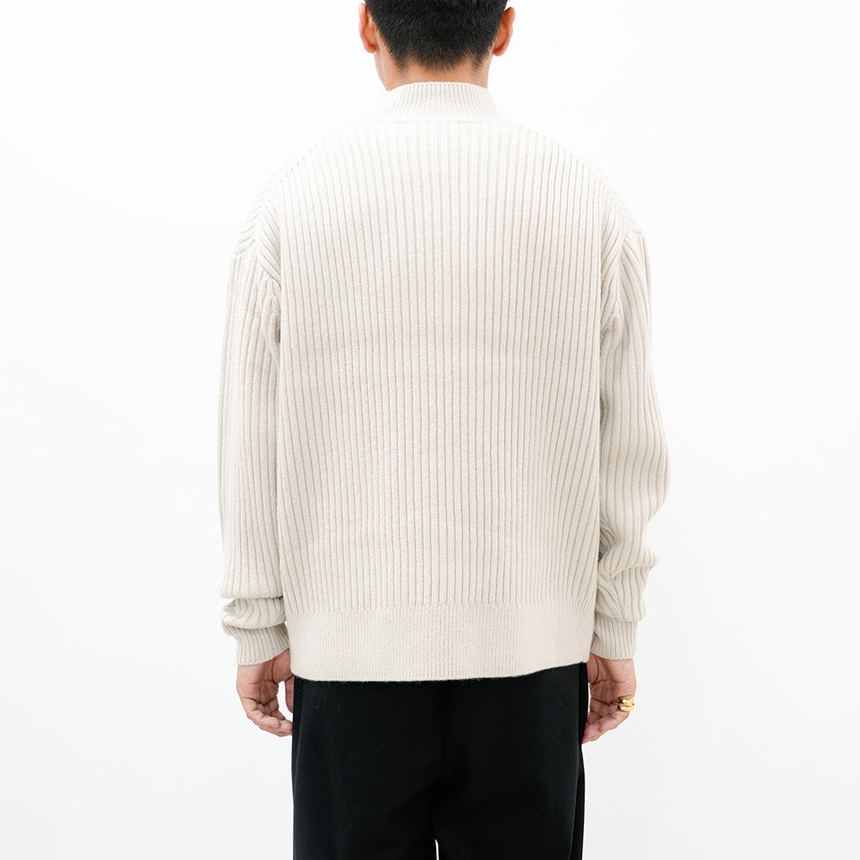 RIBBED BAGGY SWEATER [2 COLORS]